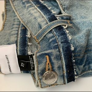 Current/Elliott 27 High Waist Somera Straight Leg